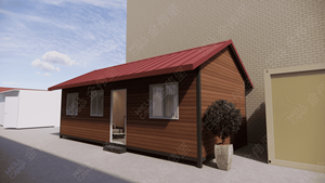 WELLCAMP Cabane en A, Villa en acier léger, Maison préfabriquée en bois, Chalet modulaire, Maison de montagne, Maison de jardin, Vie en montagne - Product Image 2