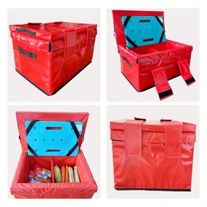 Bolsa Térmica para Entrega de Comida Caliente, Portátil, Aislada, de PVC y PU, con Logotipo Personalizado, 600D, para Almuerzo - Product Image 4