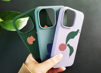 Coque personnalisable Soft Touch Plain New Silicone Phone Case pour iphone 17 16 15 14 13 12 Pro Max avec LOGO Original