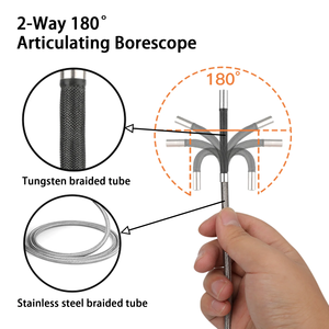 Boroscopio Articulado Bidireccional de Fibra Óptica de 2.8mm, Pantalla de 4.5 Pulgadas, Función WiFi, Cable de 1M, Equipo de Prueba Industrial - Product Image 4