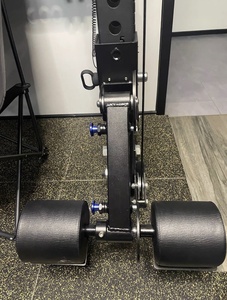 2025 nouvelle presse à jambes 2-en-1 et machine à tirer Lat-rangée de câbles haut/bas avec plaque de pied réglable pour la salle de sport à domicile - Product Image 5