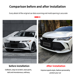 Accesorios para Automóviles de Alta Calidad, Kit de Carrocería, Parrilla Delantera y Parachoques para Toyota <span class=keywords><strong>Avalon</strong></span> 2018-2021, Mejora al Modelo Lxues LS - Product Image 6