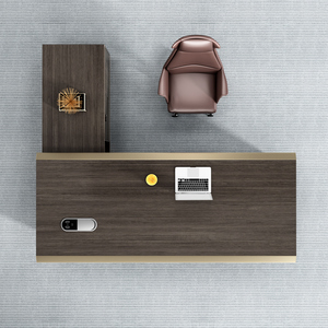 Escritorio de Oficina de Lujo de Alta Calidad, Diseño Moderno en Forma de L, Mesa Ejecutiva de Madera, Escritorios para Jefes de Foshan - Product Image 3