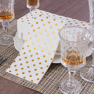 Carta personalizzata per il <span class=keywords><strong>Decoupage</strong></span> a pois di qualità con carta stampata per pranzo <span class=keywords><strong>tovaglioli</strong></span> per ristorante - Product Image 3