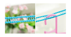 Ventes chaudes de cordes à <span class=keywords><strong>linge</strong></span> coupe-vent, séchage de vêtements en intérieur et en extérieur, séchage de vêtements de camping, support de plafond portable, <span class=keywords><strong>corde</strong></span> à <span class=keywords><strong>linge</strong></span> en nylon - Product Image 5