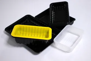 Disposable Blister Thermoformed Packaging Trays Open Meat Tray Food Sealable