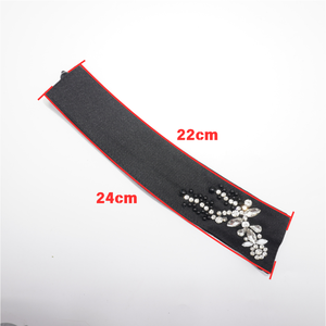 LHY Luxury Detachable Rhinestone Fake Collar for Women Tops Dresses Elegant Removable Faux Collar Shirt Accessory - Product Image 3