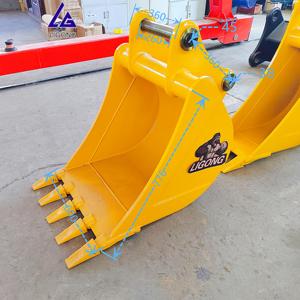 עיצוב מותאם אישית 7-9 טון <span class=keywords><strong>backhoe</strong></span> חופר דלי אדמה gp, דלי מיני בוץ צר עם שיניים 12 אינץ 16 אינץ '16 רוחב 24 אינץ' - Product Image 4