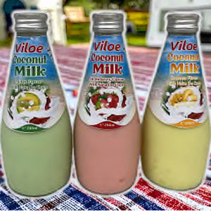 Viloe Brand Boisson saine Lait de coco avec concentré de saveur de mangue et bouteille sucrée Taille 290ml. Boisson Made in VIETNAM - Product Image 3
