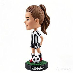 クリエイティブ屋内ホームスポーツモデル環境に優しいカラフルなレジンボブルヘッドサッカー人形ビジネスギフトやホームデコレーション - Product Image 2