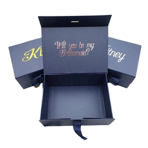 Custom Recyclable Paperboard Gift <b>Box</b> with Varnishing Printing for Packaging Cosmetic Jewelry Business - Product Image 1