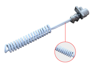 Tube chauffant à immersion en PTFE spiralé anticorrosion haute densité de puissance 220V 380V 1000W 1500W pour réservoir d'acide - Product Image 4