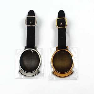 Etichetta per sacca da golf rotonda in lega di zinco personalizzata etichetta per sacca da Golf in metallo - Product Image 5