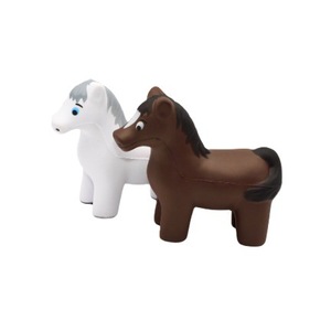 Cartoon Animal Pu Foam Brown Horse Shape High <b>Rebound</b> Fidget Toy For 2 To 4 Years Unisex - Product Image 1
