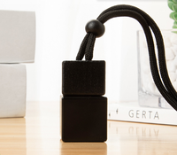 Bouteille diffuseur d'huiles essentielles vide entièrement noire, purificateur d'air de voiture, diffuseur de parfum de voiture, bouteille d'ornement parfumée