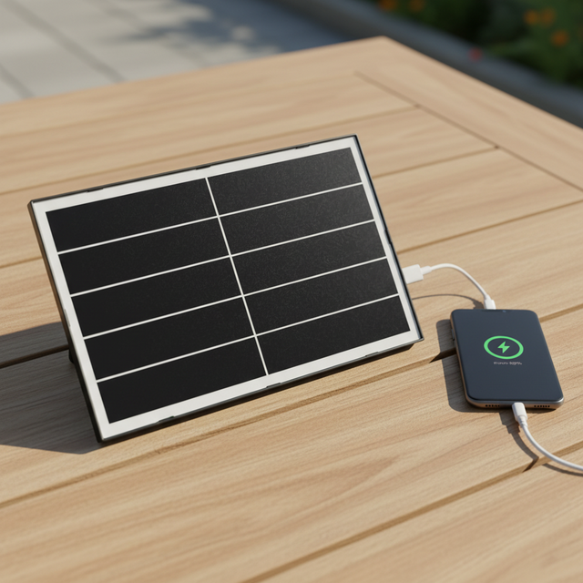 Type-C 5V Output Foldable Compact Design 15W 10W Portable Solar Panel Phone Charger