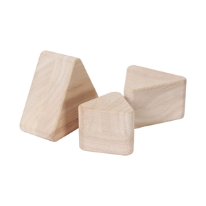 Ensemble de triangle en bois Orff pour la percussion, jouet musical sensoriel d'apprentissage précoce pour la maternelle - Product Image 5