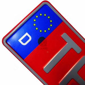 Placas <span class=keywords><strong>de</strong></span> <span class=keywords><strong>matrícula</strong></span> <span class=keywords><strong>de</strong></span> Número <span class=keywords><strong>de</strong></span> coche <span class=keywords><strong>de</strong></span> vehículo motocicleta reflectante en relieve personal personalizado - Product Image 3