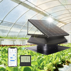 พัดลมระบายอากาศพลังงานแสงอาทิตย์ 60 วัตต์ แบบแกนหมุน สำหรับหลังคาห้องใต้หลังคาและอุตสาหกรรม ระบบระบายความร้อน ปรับแต่งได้ตามความต้องการ OEM ODM แบบ Whirly Bird - Product Image 1