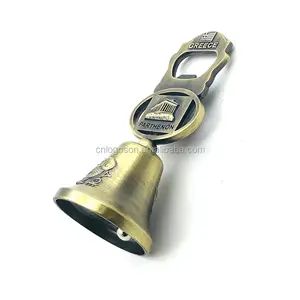 定制设计希腊纪念品金属手铃纪念品