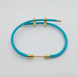 Wholesale Wire <b>Rope</b> Semi-finished <b>Bracelet</b> Cord Gold Screw Slider DIY Jewelry Making <b>Bracelets</b> Accessories - Product Image 6