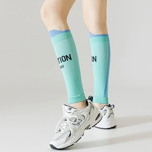 Women's <b>Compression</b> Socks Calf Support <b>Knee</b> Protector Running Breathable Sweat Absorbing Cotton Sport Socks - Product Image 1