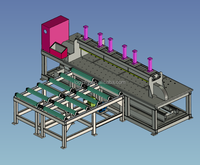Machine de découpe automatique CNC pour tôles d'aluminium, scie pour plaques d'aluminium