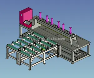 CNC-Máquina cortadora de láminas de aluminio, automática, para Sierra de placas de aluminio