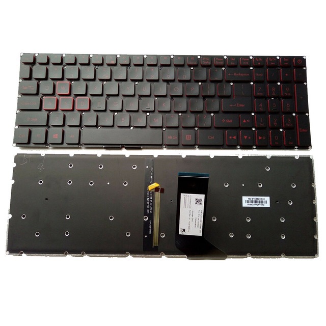 NEW Backlit English Keyboard for Acer Nitro 5 AN515 AN515-51 AN515-52 AN515-53 AN515-41 AN515-42 AN515-31 N16C7 US / SP KEYBOARD