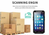 HC750 Android 12 PDA 5,99 ''4G IP65 1D 2D Escáner de código de barras móvil Tablet PC resistente para gestión de inventario Android 12 Stock