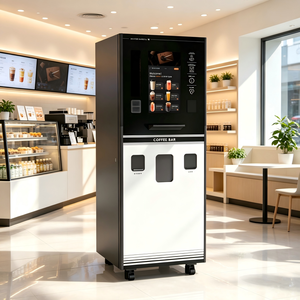 Compact Ice Coffee Vending Machine Small Footprint Commercial Coffee Dispenser Coin Operated SDK Enabled Cloud-Based Management - Product Image 1