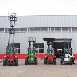 हाइड्रोलिक डीजल <span class=keywords><strong>6</strong></span> टन सभी ऊबड़ इलाकों में 4x4 दूर सड़क पर न्यूमेटिक टायर और बैठे ऑपरेशन के साथ - Product Image 1