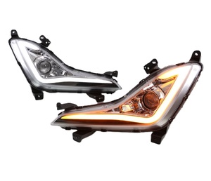 ไฟหน้า <span class=keywords><strong>LED</strong></span> DRL สำหรับวิ่งกลางวันไฟตัดหมอกสำหรับ Hyundai Elantra <span class=keywords><strong>14</strong></span> -15 92201-3X210