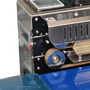 Seladora Térmica Contínua de Banda FR-770 com Largura de Selagem de 6-13 MM para Sacos Plásticos com Inserção de Saco pelo Lado Esquerdo - Product Image 6