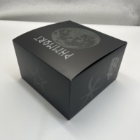 Boîte faite sur commande de paquet de chapeau avec le carton rigide vernissant la finition recyclable