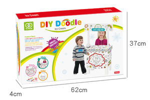 Personalizado Ignite niños imaginación 3D soporte de helado artesanía niños DIY pintura para colorear cartón jugar casa juguete educativo - Product Image 5