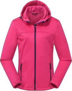 Softshell personalizzato giacca impermeabile donna con supporto giacca a vento Logo Sport primavera <span class=keywords><strong>Safari</strong></span> chiusura con cerniera autunno - Product Image 1