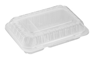 MFPP Hinged Container Clamshell Take Out Food Containers to Go Boxes Restaurant Food Grade <b>Microwave</b> Clear Hinged Container - Product Image 6