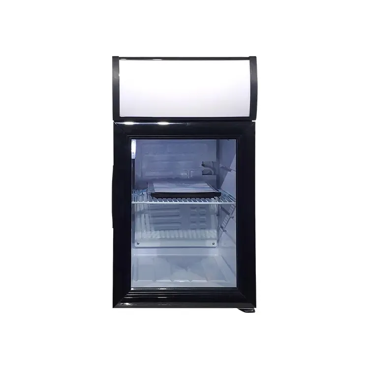 VanaceSC25L高品質カスタマイズロゴ飲料クーラー25L直立ディスプレイ小型冷蔵庫コンプレッサーミニ冷蔵庫