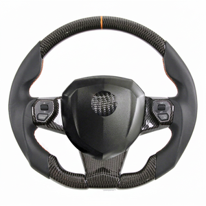 Volant en fibre de carbone véritable TDD compatible avec Lamborghini Aventador Svj S Exhaust Lp740 Cabriolet - Product Image 1
