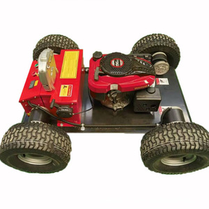 Tondeuse à gazon professionnelle 4x4 <span class=keywords><strong>hybride</strong></span> télécommandée, moteur Loncin 196cc, coupe-herbe RC sur roues de 550 mm pour jardin et petite ferme - Product Image 2