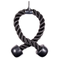 Corde de triceps SP (Nylon Noir) SP-726 0,8 kg pour abdominaux, tirage latéral, entraînement musculaire des biceps, fitness, musculation, gym