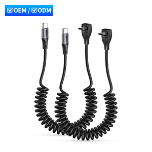 Free Sample SUNGUY CE Certified 60W Custom USB C Fast Charging <b>Cable</b> Retractable <b>Data</b> <b>Cable</b> for Mobile Phone Laptop Car - Product Image 1