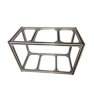 Grote glazen aquariumstandaard kast 6000 serie aluminiumlegering T-profiel op maat gesneden restaurantdecoratie extrusieprofiel - Product Image 1