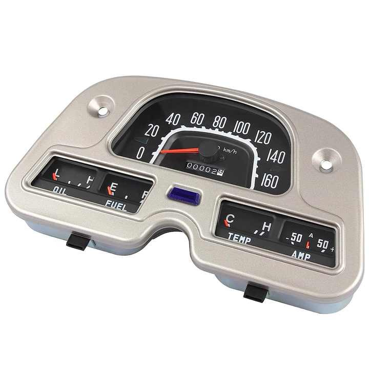 Land Cruiser 40 Series Speedometer Gauge Cluster Replacement - Fits 1974-1980 Models (KM/H)