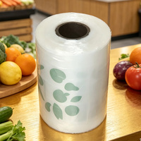 Fabrieksgemaakte verpakkingen voor verse groenten, transparante plastic fruitzakken op rol, folie verpakkingen, plastic zakken op rol