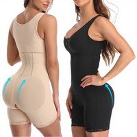 Body Reductor de Cintura y Glúteos para Mujer, Talla Grande, Estilo Europeo Americano, Marca InsTOPMELON, Antibacterial, D008