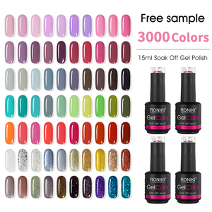 Suministros al por Mayor de 3000 Colores, <span class=keywords><strong>15</strong></span> ml, Fabricante a Granel, Etiqueta Privada Personalizada, Esmalte de Uñas Vegano UV Vernis - Product Image 1