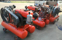 Compresseur d'air à double piston à haute pression 4kw/5.5hp avec réservoir vertical