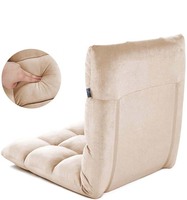 Chaise de sol inclinable de vente directe d'usine de haute qualité coussin de méditation de canapé de sol Portable réglage de 5 positions